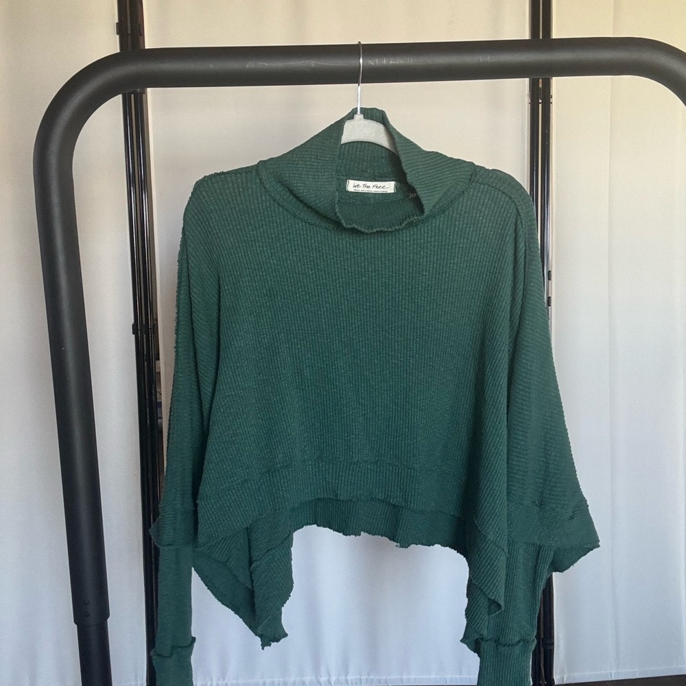 Green Turtleneck Sweater